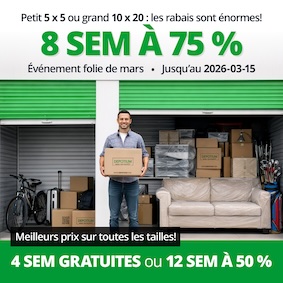 Depotium Mini Entrepôt - Brossard Promotion