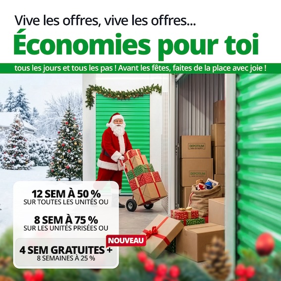Depotium Mini Entrepôt - Brossard Promotion